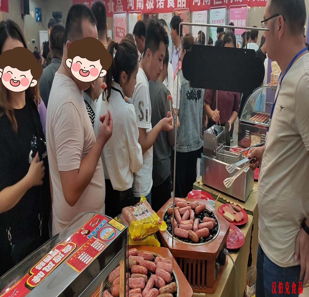 汉伯克石锅烤肠菏泽活动现场